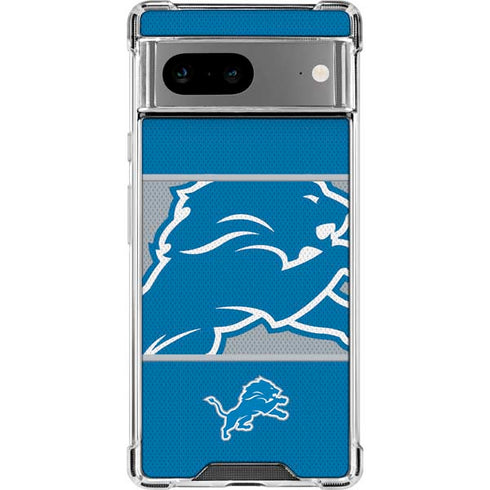 NFL Detroit Lions Zone Block Google Pixel 8a Clear Case